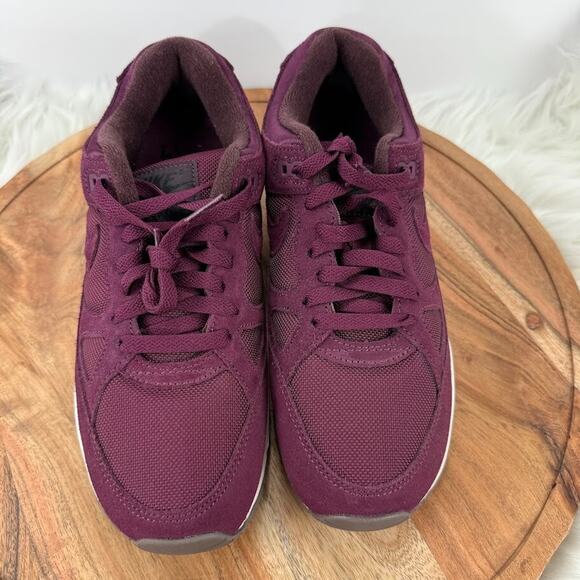 Nike Mens Air Span II PRM Bordeaux Size 8 Desert Sand Maroon Wine Burgundy Sail - Picture 6 of 9